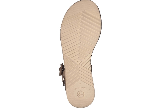 Tamaris sandales nu pieds 28252.28.333 cuir almond5571001_4