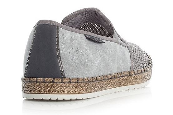 Rieker mocassins b5265.43 gris5574001_4