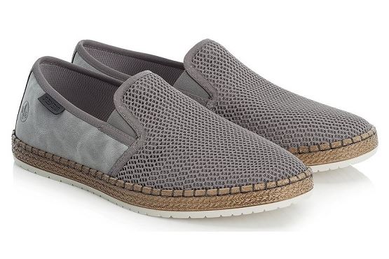 Rieker mocassins b5265.43 gris5574001_5