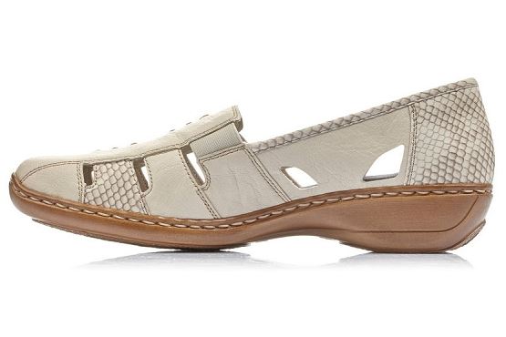 Rieker ballerines 41385.60 cuir beige5575301_2