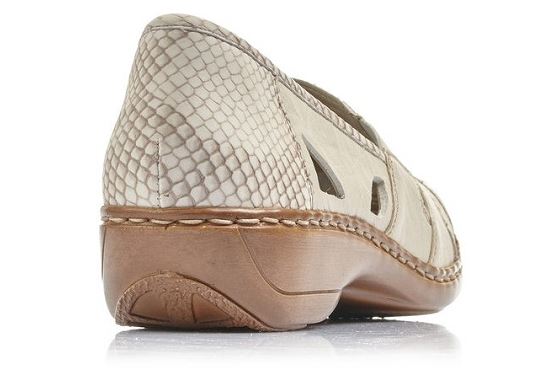 Rieker ballerines 41385.60 cuir beige5575301_4