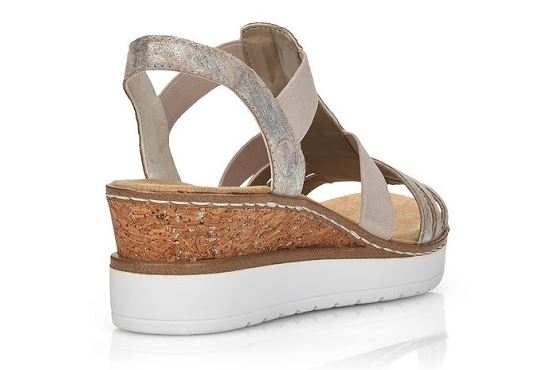 Rieker sandales nu pieds v3822.90 cuir rose5578901_4