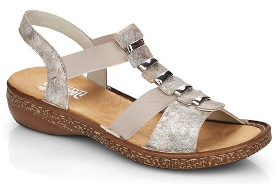 Rieker sandales nu pieds 62850.90 cuir rose5579401_1