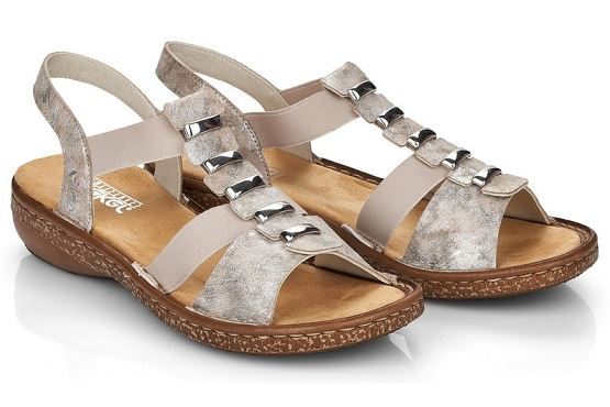 Rieker sandales nu pieds 62850.90 cuir rose5579401_5