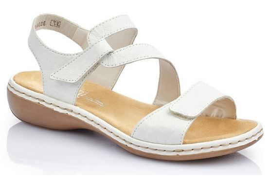 Rieker sandales nu pieds 659c7.80 cuir blanc5579701_1