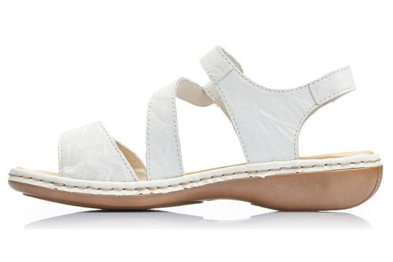 Rieker sandales nu pieds 659c7.80 cuir blanc5579701_2