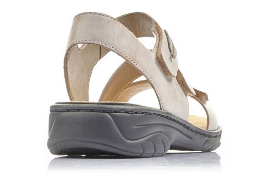 Rieker sandales nu pieds 64573.62 cuir beige5579901_4