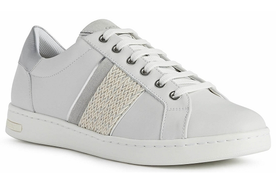 Geox baskets sneakers d251bc 085bn cuir blanc5581301_1