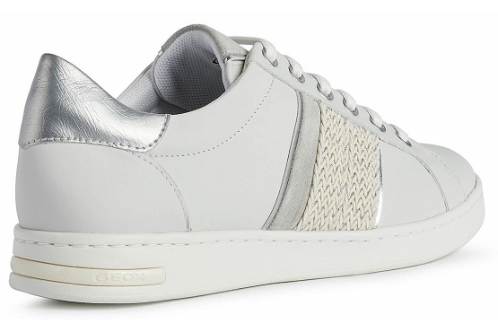 Geox baskets sneakers d251bc 085bn cuir blanc5581301_4