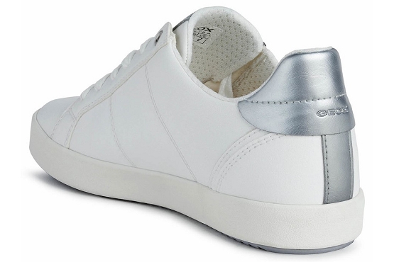 Geox baskets sneakers d166hc 0bcbn cuir blanc5581801_3
