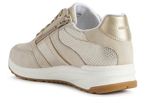 Geox baskets sneakers d252sa 022ma cuir taupe5581901_3