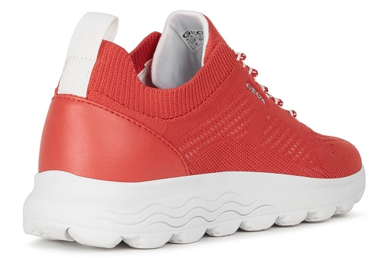 Geox baskets sneakers d15nua 0006k cuir rouge5582301_4