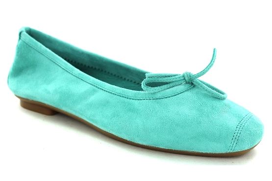 Reqins ballerines tt.00051 harmony velours aqua5594601_1