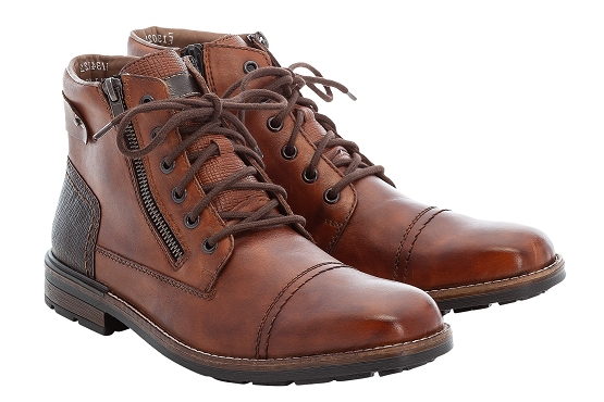 Rieker bottines boots f1340.22 cuir peanut5622601_5