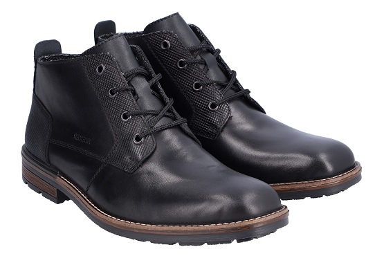 Rieker bottines boots b1322.00 cuir noir5623001_5