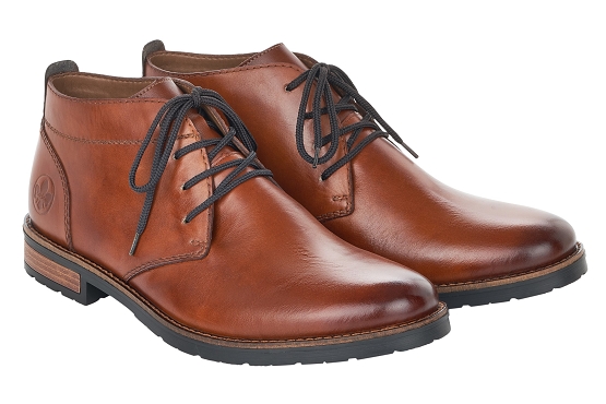 Rieker bottines boots 14610.24 cuir peanut5623201_5