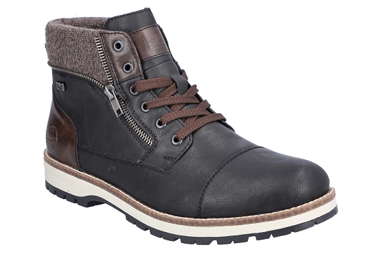 Rieker bottines boots f3941.00 cuir noir5623701_1