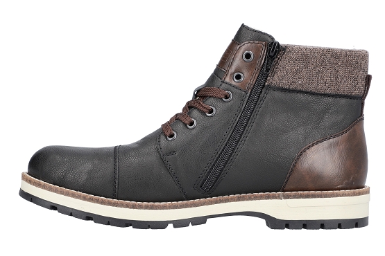 Rieker bottines boots f3941.00 cuir noir5623701_3