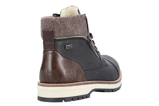 Rieker bottines boots f3941.00 cuir noir5623701_4