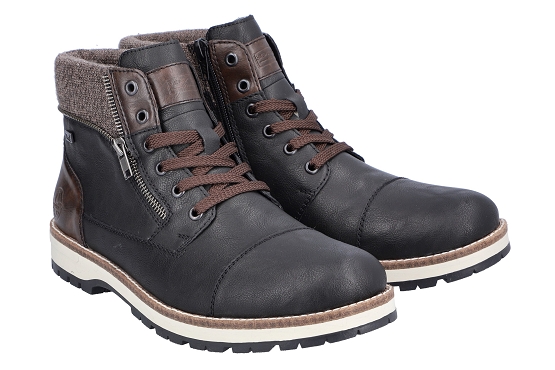 Rieker bottines boots f3941.00 cuir noir5623701_5