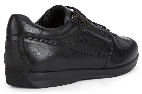 Geox baskets sneakers u267vc cuir noir5633901_4