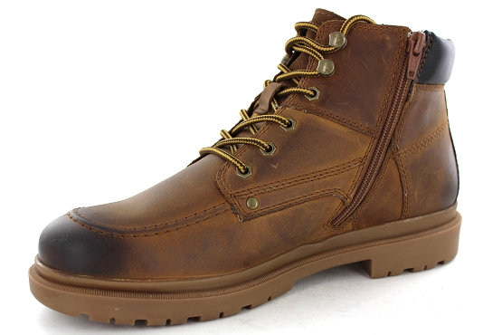 Geox bottines boots u26ddd cuir marron5634201_3