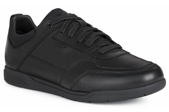 Geox baskets sneakers u16cwa cuir noir5634301_1