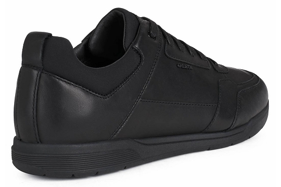 Geox baskets sneakers u16cwa cuir noir5634301_4