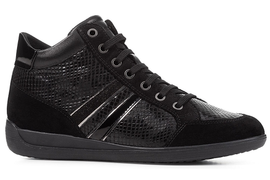 Geox baskets sneakers d2668b cuir noir5634801_2