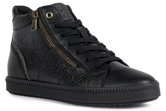 Geox baskets sneakers d166hb cuir noir5634901_1