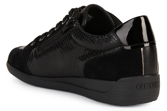 Geox baskets sneakers d2668c cuir noir5635001_3