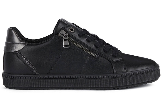 Geox baskets sneakers d166hc cuir noir5635201_2