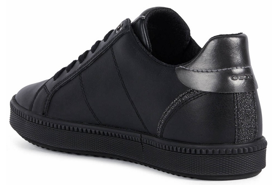 Geox baskets sneakers d166hc cuir noir5635201_3