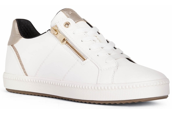 Geox baskets sneakers d166hc cuir blanc5635301_1