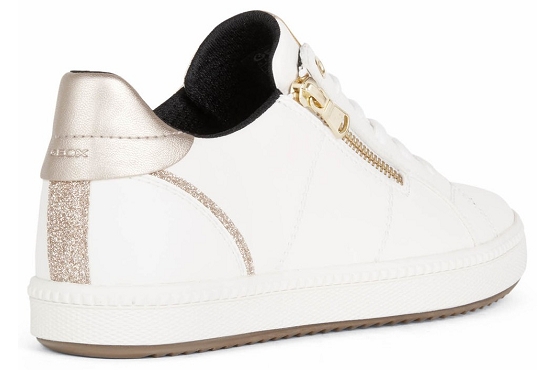 Geox baskets sneakers d166hc cuir blanc5635301_4
