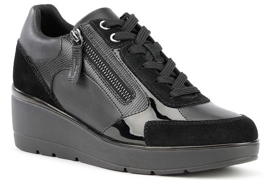 Geox baskets sneakers d16rab cuir noir5635501_1
