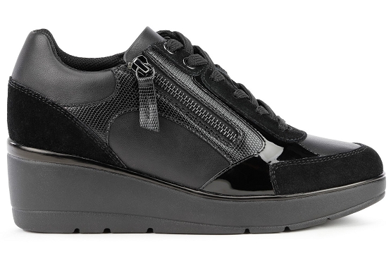 Geox baskets sneakers d16rab cuir noir5635501_2