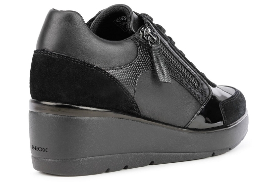 Geox baskets sneakers d16rab cuir noir5635501_4