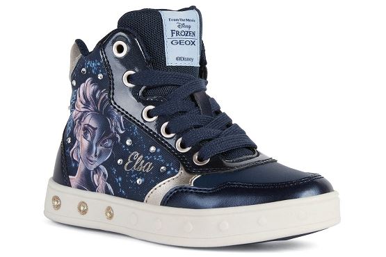 Geox baskets sneakers j268we cuir navy5637001_1