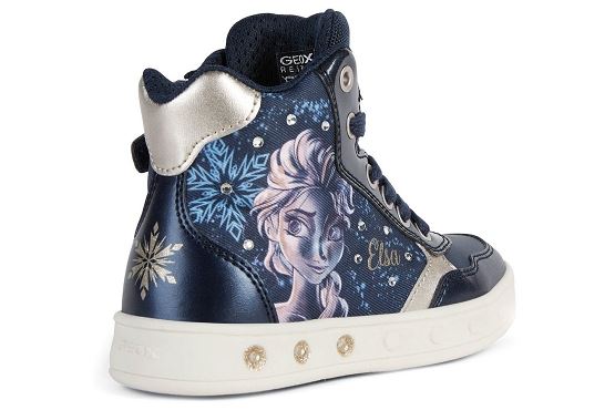 Geox baskets sneakers j268we cuir navy5637001_4