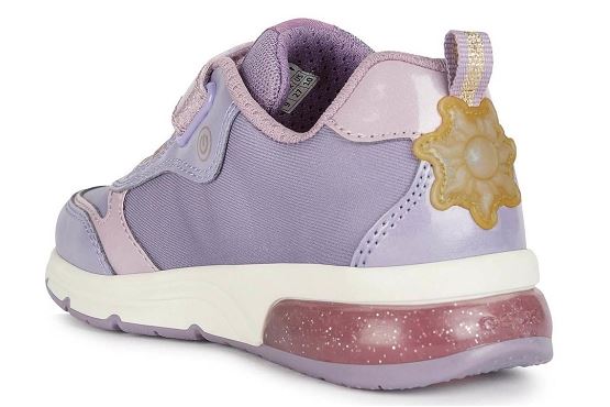 Geox baskets sneakers j268ve cuir lilas5637201_3