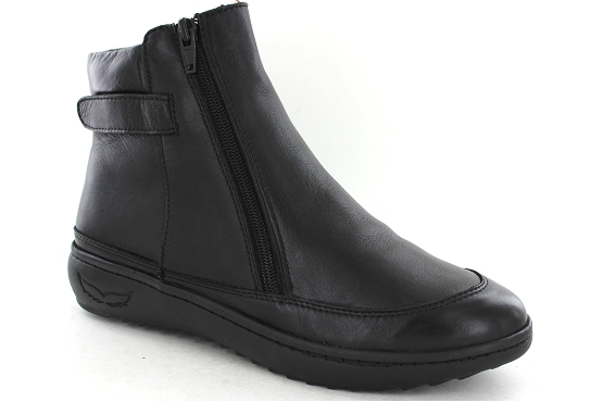 Karyoka boots bottine deton cuir noir5645701_1