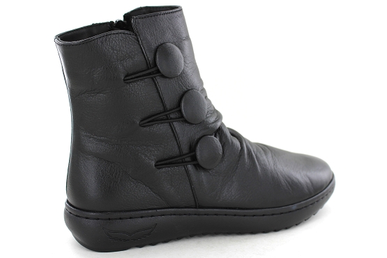 Karyoka boots bottine danet cuir noir5645901_2