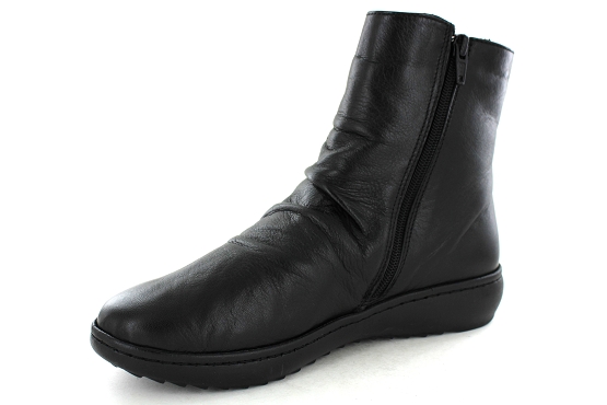 Karyoka boots bottine danet cuir noir5645901_3