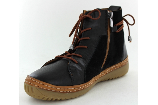 Madory boots bottine nukol cuir noir5646801_3