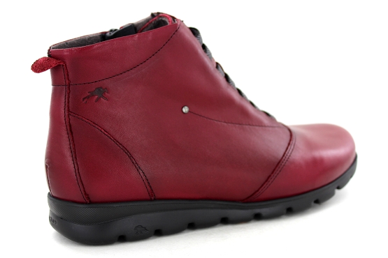 Fluchos boots bottine f0356 cuir rouge5648701_2