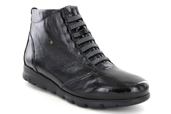 Fluchos boots bottine f0356 vernis noir5648801_1