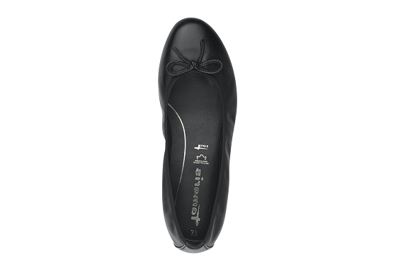 Tamaris ballerines 22116.20.001 cuir noir5665601_4