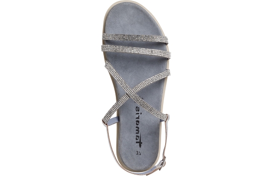 Tamaris sandales nu pieds 28121.20.088 cuir silver5667401_4