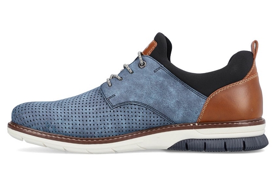 Rieker derbies lacets 14450.14 cuir bleu5671401_2